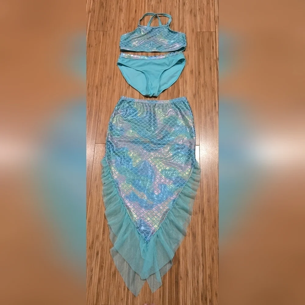❤️ NWOT Wonder Nation Mermaid Swim Set